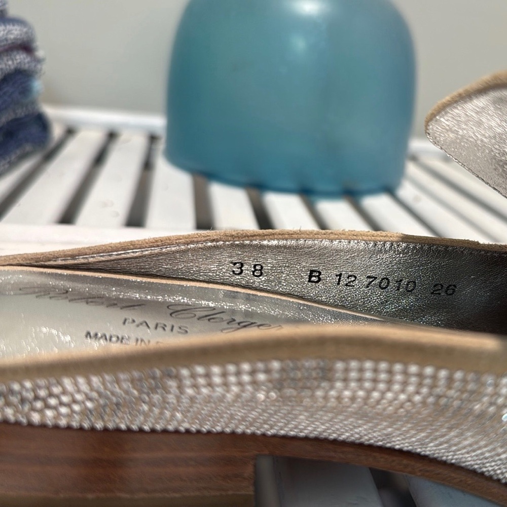 ROBERT CLERGERIE studded mules, made in France, size 38 - Picture 8 of 10